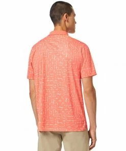 Oakley DIVISIONAL PRINT POLO - GEOMETRIC GRADIENT SUNSET -Clubs Shop oakley divisional print polo geometric gradient sunset p9507 20431 image
