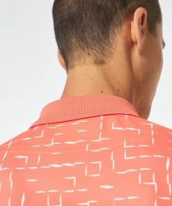 Oakley DIVISIONAL PRINT POLO - GEOMETRIC GRADIENT SUNSET -Clubs Shop oakley divisional print polo geometric gradient sunset p9507 20433 image