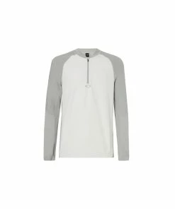 Oakley ENGINEERED 1/4 ZIP SWEATER - Light Grey