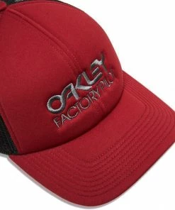 Oakley FACTORY PILOT TRUCKER HAT - IRON RED