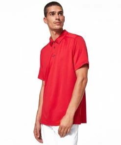 Oakley GRAVITY Short Sleeve POLO 2.0 - TEAM RED -Clubs Shop oakley gravity short sleeve polo 2 0 team red p9496 20395 image