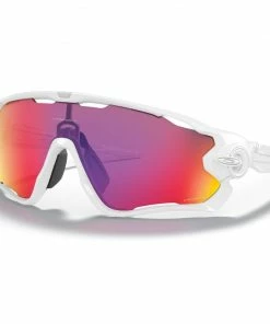 Oakley Jawbreaker Pol White W/ PRIZM Road Sunglasses