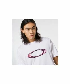 Oakley MARBLED ELLIPSE TEE T-SHIRT - White -Clubs Shop oakley marbled ellipse tee t shirt white p7076 13758 image