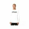 Oakley MARK II L/S TEE 2.0 T-SHIRT White/Black -Clubs Shop oakley mark ii l s tee 2 0 t shirt white black p11672 25074 image