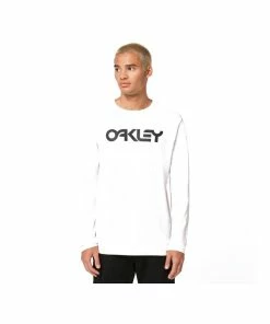 Oakley MARK II L/S TEE 2.0 T-SHIRT White/Black