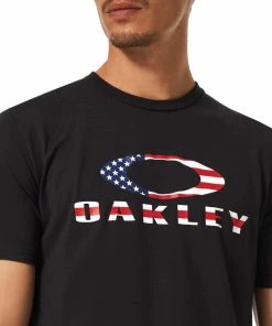 Oakley O BARK T-SHIRT Black/American Flag -Clubs Shop oakley o bark t shirt black american flag p11633 24972 image