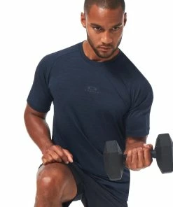 Oakley O FIT RC SS TEE T-SHIRT FATHOM HEATHER -Clubs Shop oakley o fit rc ss tee t shirt fathom heather p11757 25182 image