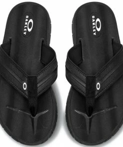 Oakley PIER ELLIPSE FLIP FLOP - Blackout -Clubs Shop oakley pier ellipse flip flop blackout p9486 20349 image