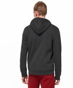Oakley RELAX FULL ZIP HOODIE SWEATSHIRT DARK GREY HTHR -Clubs Shop oakley relax full zip hoodie sweatshirt dark grey hthr p11642 24991 image