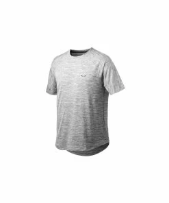 Oakley TECH KNIT SS TOP - Heather Light Grey