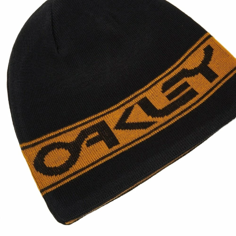 Oakley TNP REVERSIBLE BEANIE BLACKOUT/AMBER YELLOW - U 4 Oakley TNP REVERSIBLE BEANIE BLACKOUT/AMBER YELLOW - U - Image 2