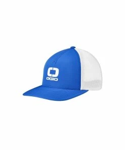 Ogio Alpha Core Badge Mesh Hat - Royal Blue