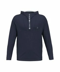 Penguin ORIGINAL 1/4 Zip Performance Hoodie BLACK IRIS