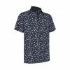 Penguin ORIGINAL Earl Print Polo CAVIAR -Clubs Shop original penguin earl print polo caviar p9658 21610 image