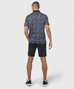 Penguin ORIGINAL Earl Print Polo CAVIAR -Clubs Shop original penguin earl print polo caviar p9658 21613 image