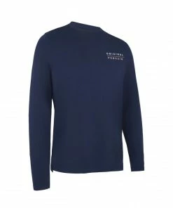 Penguin ORIGINAL LS Graphic Crew Tee BLACK IRIS