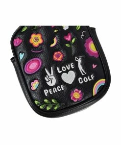 Originals Peace Love & Golf Spider Headcover Black -Clubs Shop originals peace love golf spider headcover black p12090 25868 image