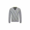Oscar Jacobson Benno Pin V-Neck - Light Grey -Clubs Shop oscar jacobson benno pin v neck light grey p4733 8783 image