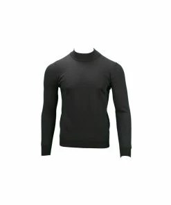 Oscar Jacobson Hyatt Turtle Neck - Black