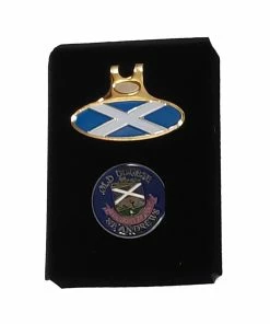 Paterson Golf Home Of Golf St Andrews Box - Saltire Hat Clip & Coin