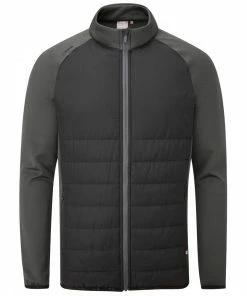 Ping Arlo Quilted Hybrid Jacket - Black/Asphalt