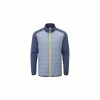 Ping DOVER JACKET MENS - GREYSTONE/OXFORD BLUE