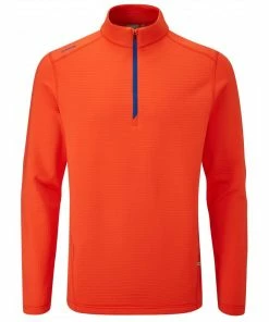 Ping Edwin Half Zip Midlayer - Flame