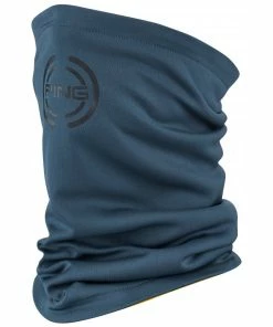 Ping Leon Reverseible Neck Warmer - Stormcloud/Gold - OSFM