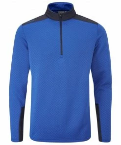 Ping Marshall Half-Zip Fleece - North Sea/Navy