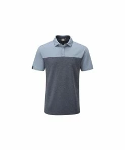 Ping Newman Polo - Dark Citadel/Grey Marl