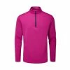 Ping Ramsey 1/2 Zip Mid Layer - Raspberry Marl -Clubs Shop ping ramsey 1 2 zip mid layer raspberry marl p11119 23375 image