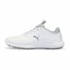 Puma 2022 IGNITE Pro Golf Shoes - White/Silver -Clubs Shop puma 2022 ignite pro golf shoes puma white silver p9453 21651 image