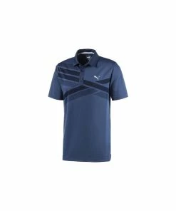 Puma ALT TEXTURE POLO - PEACOAT