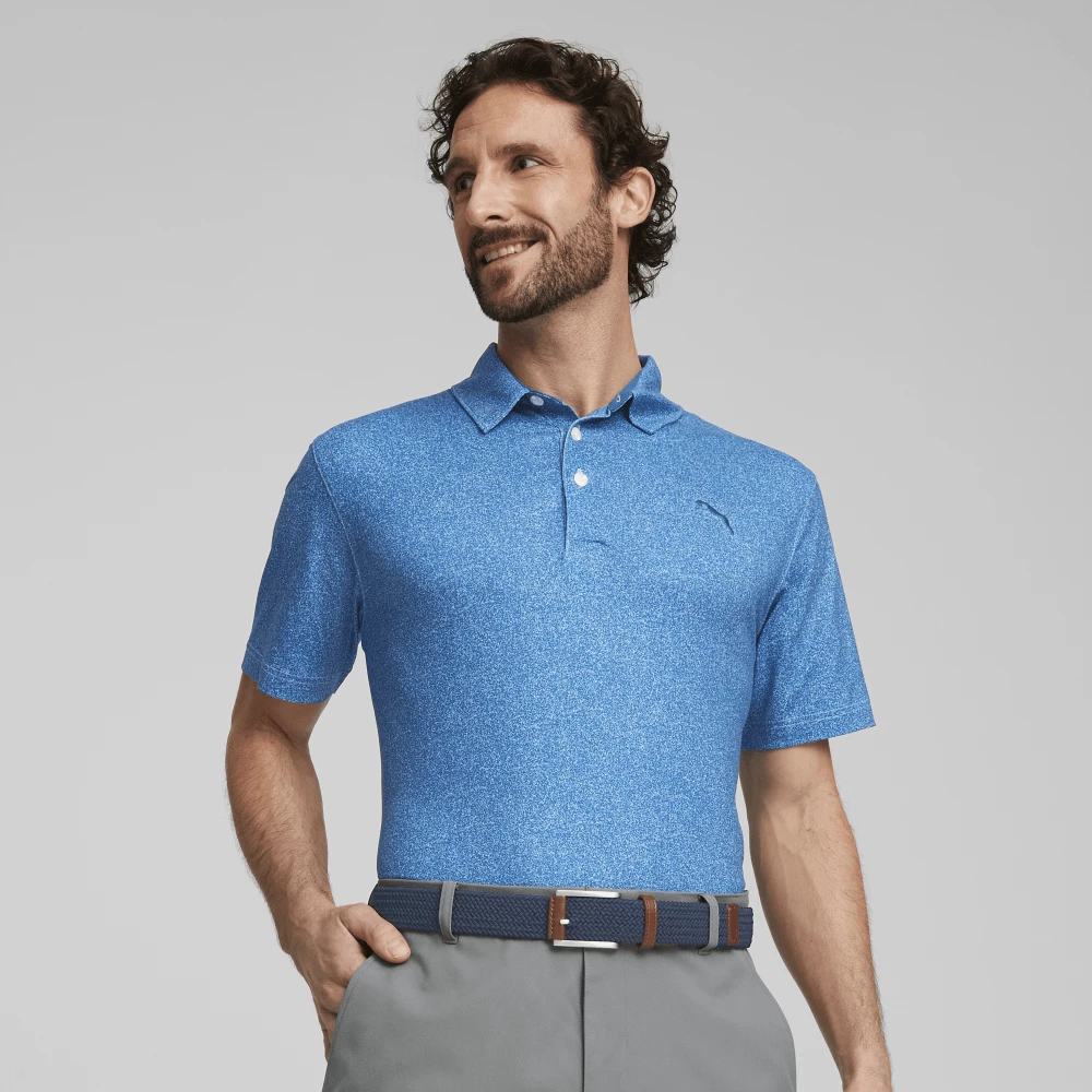 Puma Cloudspun Primary Polo - Lake Blue 4 Puma Cloudspun Primary Polo - Lake Blue - Image 2