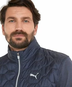 Puma Cloudspun WRMLBL Jacket NAVY BLAZER -Clubs Shop puma cloudspun wrmlbl jacket navy blazer p11499 24538 image