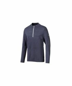 Puma Evoknit 1/4 Zip Sweater - Peacoat Heather