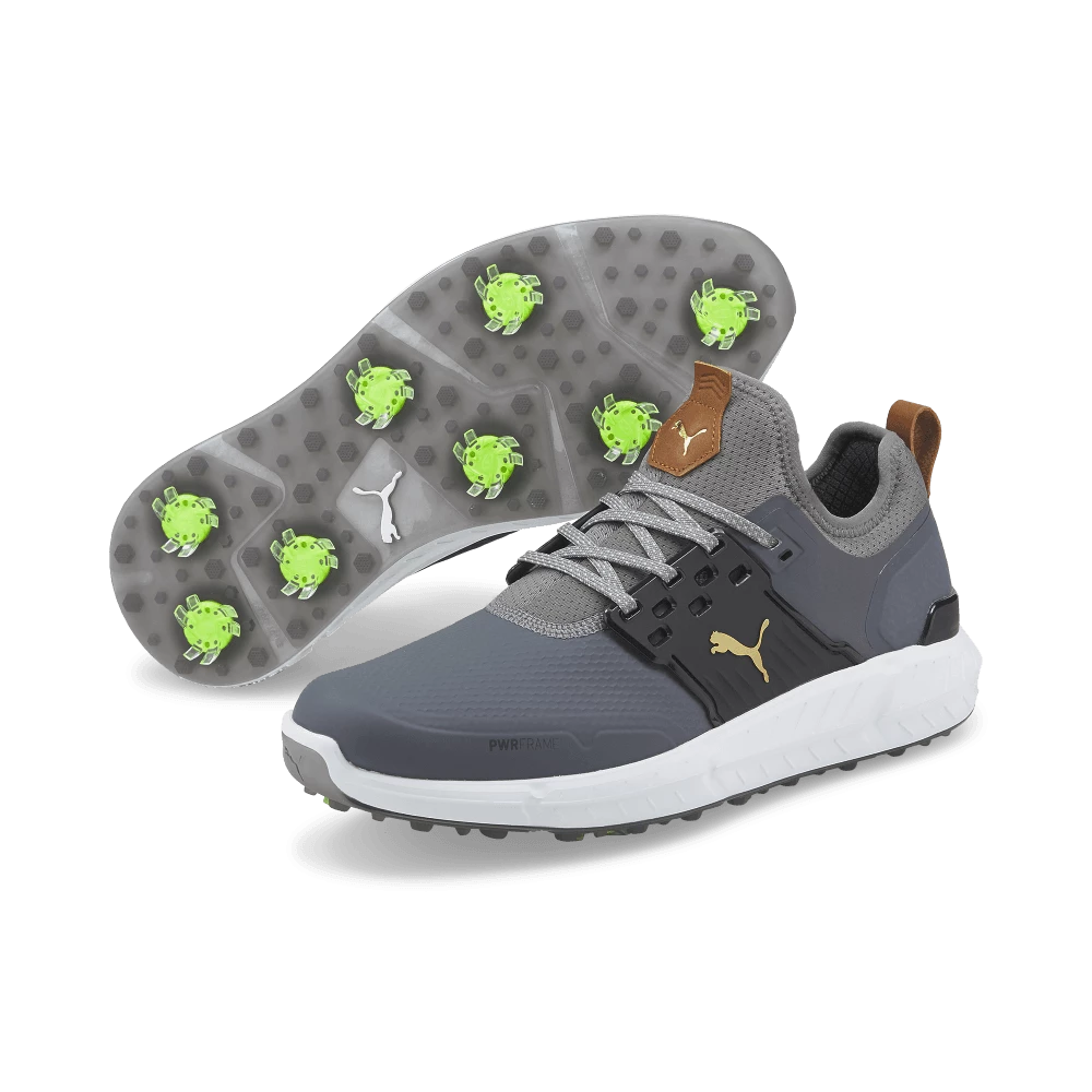 Puma IGNITE ARTICULATE Golf Shoes - QUIET SHADE/Gold 3 Puma IGNITE ARTICULATE Golf Shoes - QUIET SHADE/Gold