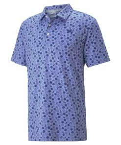 Puma Mattr Beach Trip Polo BLUE/PURPLE