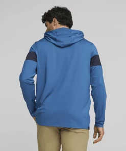 Puma Mattr Colorblock Hoodie - Lake Blue/Navy Blazer -Clubs Shop puma mattr colorblock hoodie lake blue navy blazer p12905 28578 image