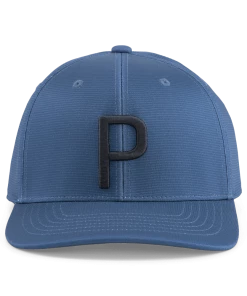 Puma P Cap - Lake Blue/Navy Blazer -Clubs Shop puma p cap lake blue navy blazer p12908 28589 image