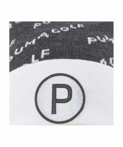 Puma Removable Pom Beanie Hat - Black/White -Clubs Shop puma removable pom beanie hat black white p12280 26535 image