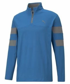 Puma Torreyana 1/4 Zip BLUE/GREY