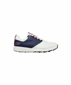 Skechers Mens GO GOLF ELITE 4 Golf Shoes - WHITE/NAVY/RED -Clubs Shop skechers mens go golf elite 4 golf shoes white navy red p2292 3086 image