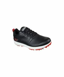 Skechers Mens PRO 4 LEGACY Golf Shoes - BLACK/RED