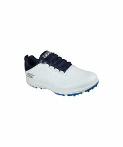 Skechers Mens PRO 4 LEGACY Golf Shoes - WHITE/NAVY