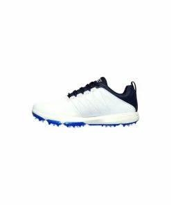 Skechers Mens PRO 4 LEGACY Golf Shoes - WHITE/NAVY -Clubs Shop skechers mens pro 4 legacy golf shoes white navy p2094 2943 image