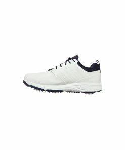 Skechers Mens TORQUE PRO Golf Shoes - WHITE/NAVY -Clubs Shop skechers mens torque pro golf shoes white navy p2122 2966 image