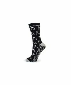 Surprize Suprize Black Flag Emblem Ladies Crew Golf Socks