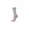 Surprize Suprize Grey Flag Emblem Ladies Crew Golf Socks