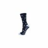 Surprize Suprize Navy Flag Emblem Ladies Crew Golf Socks